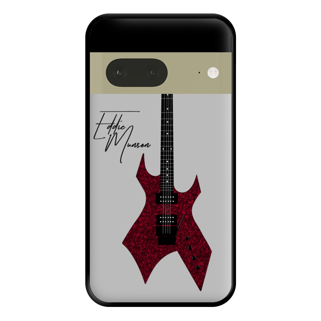 Eddie Munson Guitar Phone Case for Google Pixel 7a