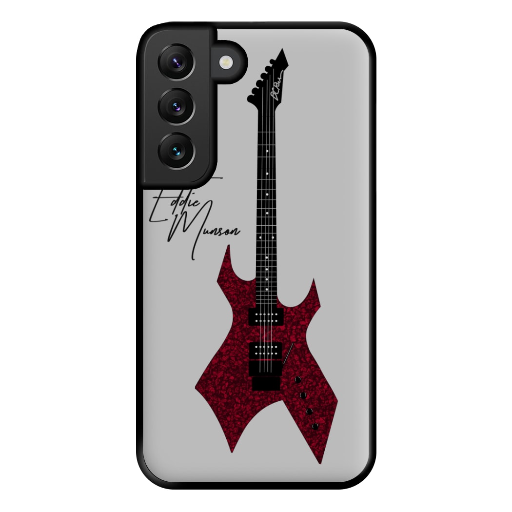 Eddie Munson Guitar Phone Case for Galaxy S22 Plus