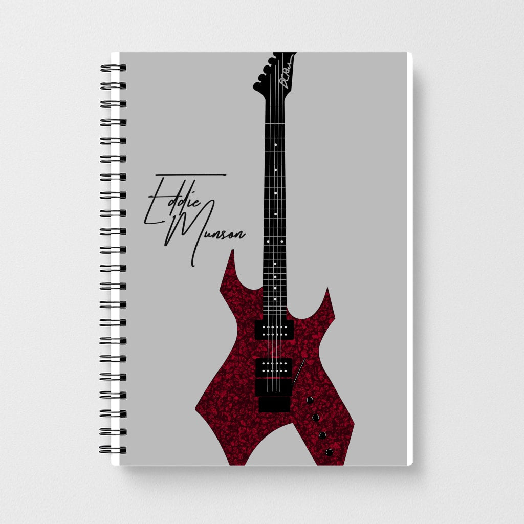 Eddie Munson Guitar Notebook