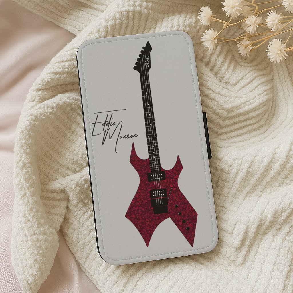 Eddie Munson Guitar Wallet Phone Case