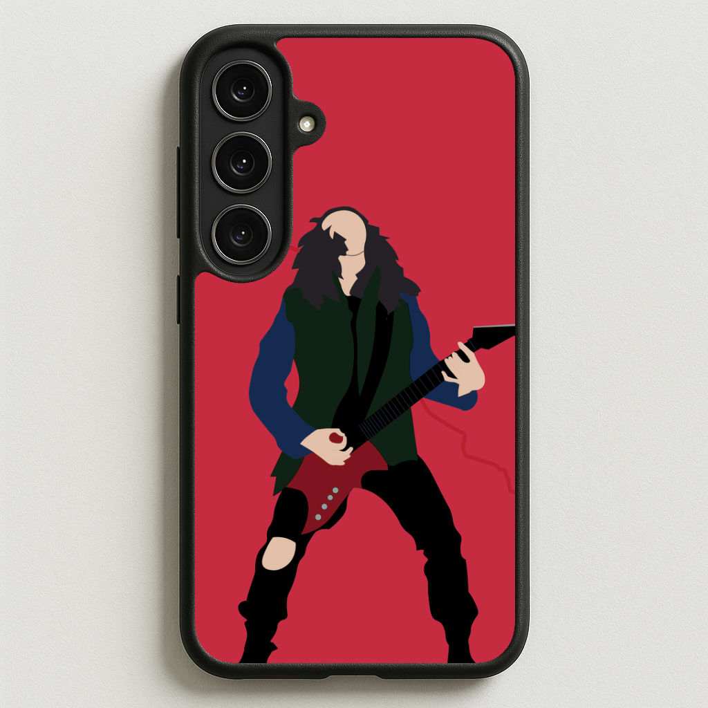 Eddie Munson Playing Guitar Phone Case for Galaxy S25FE