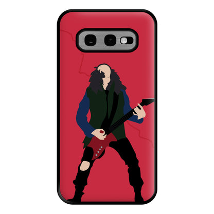 Eddie Munson Playing Guitar Phone Case for Galaxy S10e