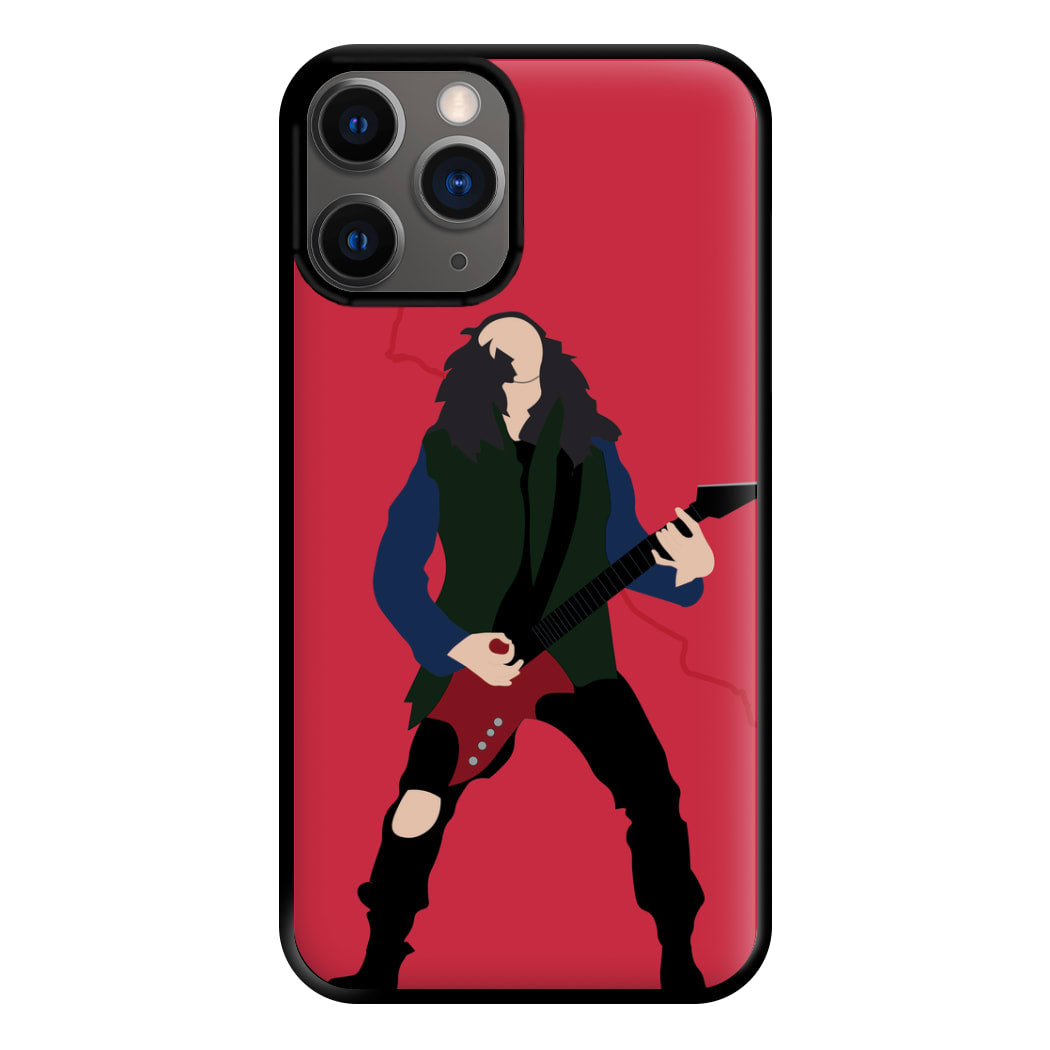 Eddie Munson Playing Guitar Phone Case for iPhone 12 Pro Max