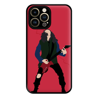 Eddie Munson Playing Guitar Phone Case for iPhone 14 Pro Max