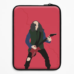 Eddie Munson Playing Guitar Universal Laptop Sleeve