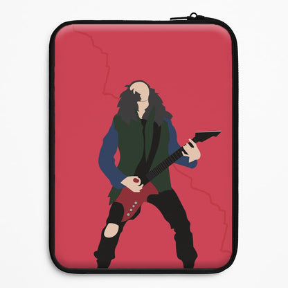 Eddie Munson Playing Guitar Universal Laptop Sleeve