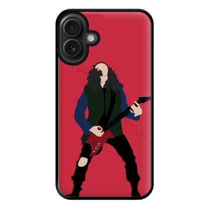 Eddie Munson Playing Guitar Phone Case for iPhone 16 Plus