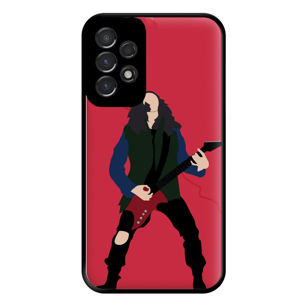 Eddie Munson Playing Guitar Phone Case for Galaxy A53