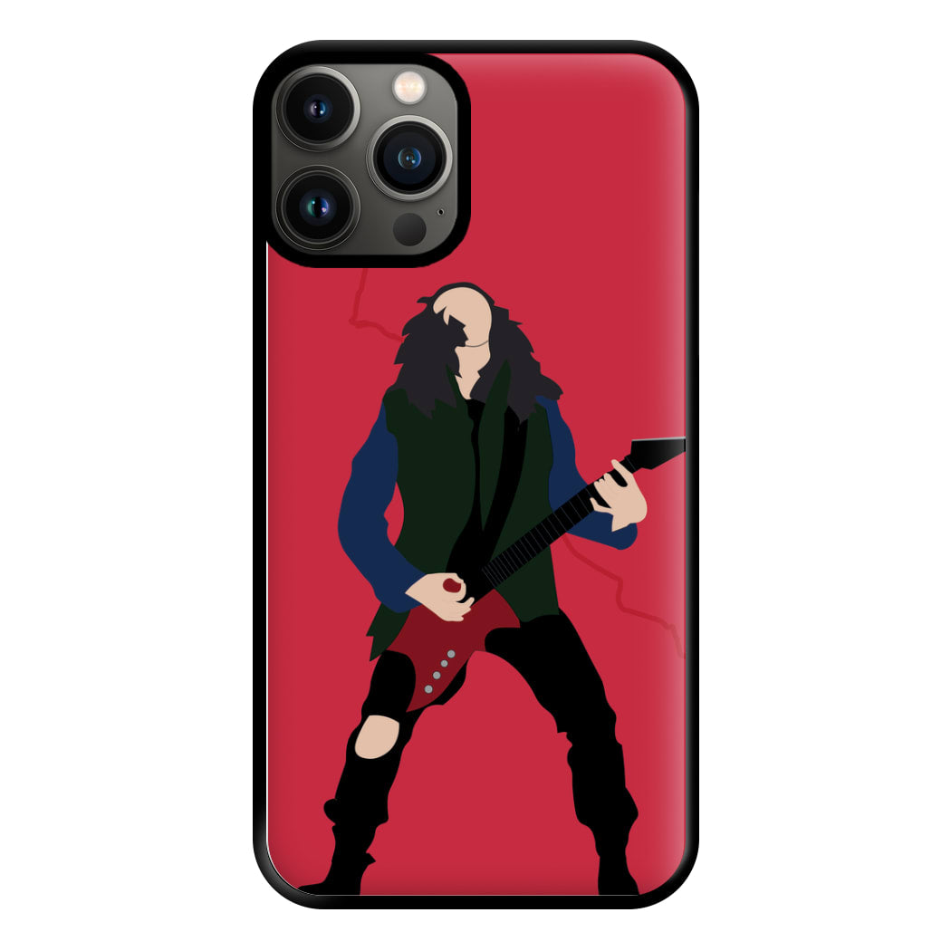 Eddie Munson Playing Guitar Phone Case for iPhone 13 Pro Max