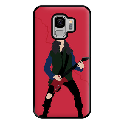 Eddie Munson Playing Guitar Phone Case for Galaxy S9 Plus