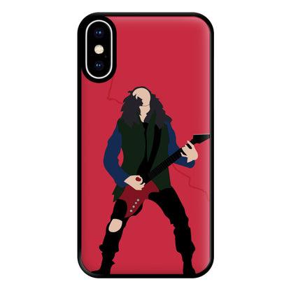 Eddie Munson Playing Guitar Phone Case for iPhone XS Max