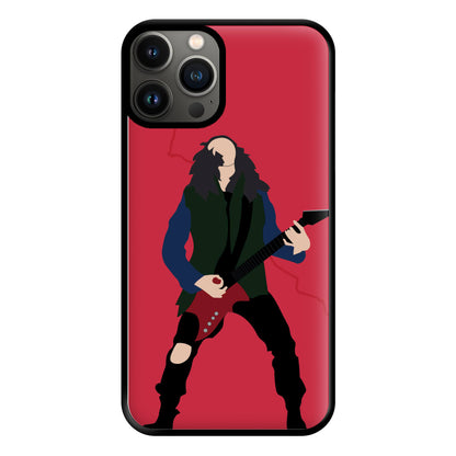 Eddie Munson Playing Guitar Phone Case for iPhone 11 Pro Max