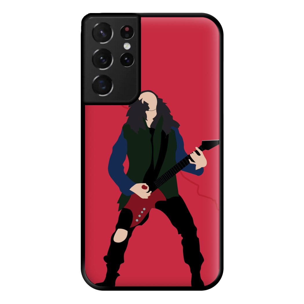 Eddie Munson Playing Guitar Phone Case for Galaxy S21 Ultra