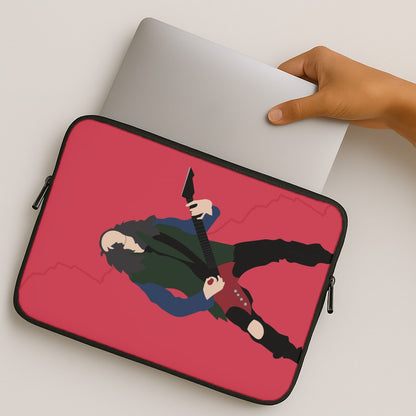 Eddie Munson Playing Guitar MacBook Case