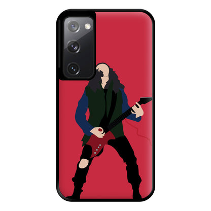 Eddie Munson Playing Guitar Phone Case for Galaxy S20FE