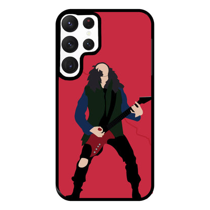 Eddie Munson Playing Guitar Phone Case for Galaxy S22 Ultra