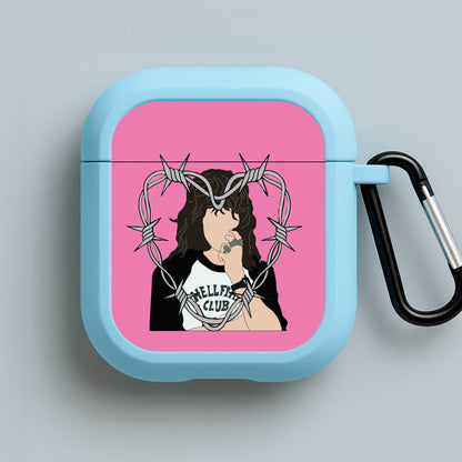 Eddie Heart Blue AirPods Case