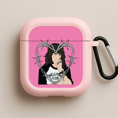Eddie Heart Pink AirPods Case