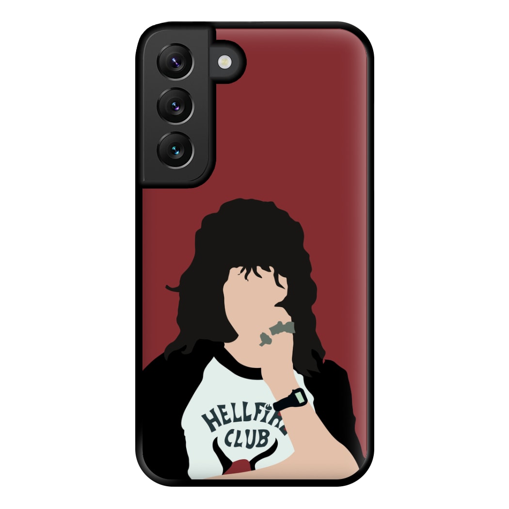 Eddie Munson Hellfire Phone Case for Galaxy S22 Plus