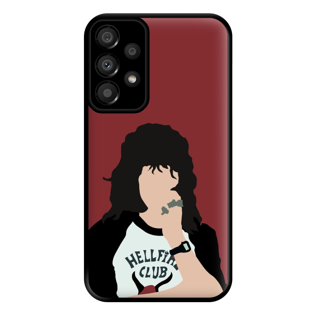 Eddie Munson Hellfire Phone Case for Galaxy A33