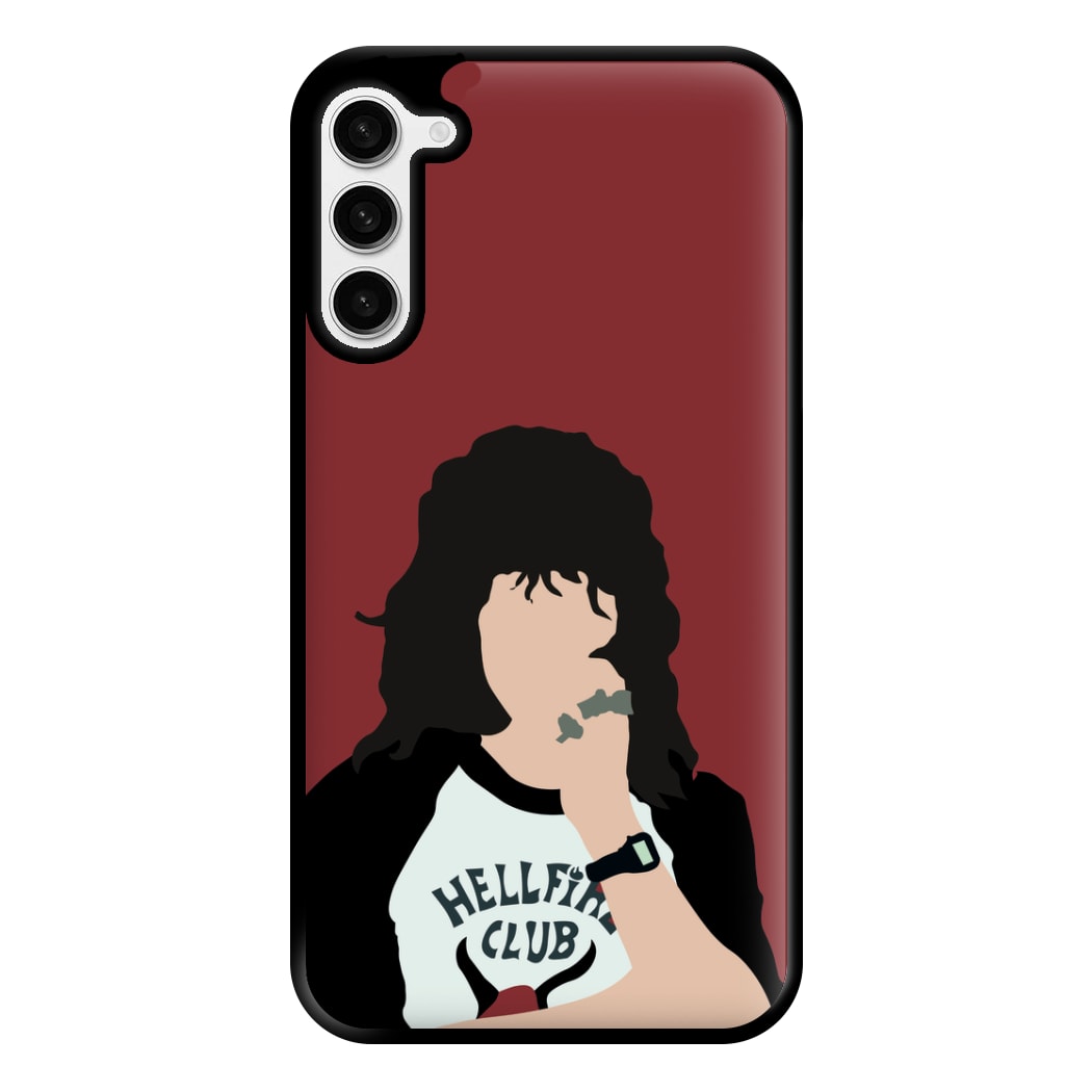 Eddie Munson Hellfire Phone Case for Galaxy S23 Plus