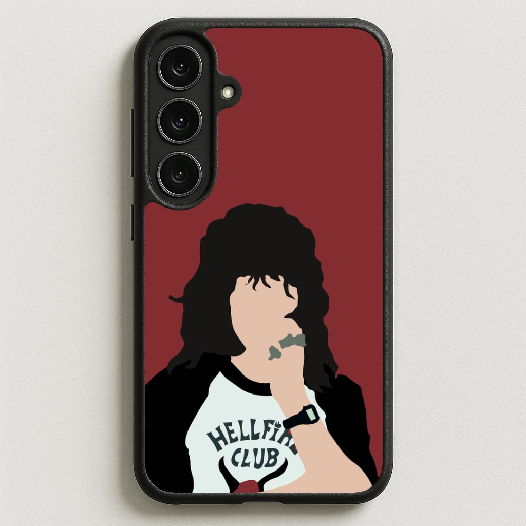 Eddie Munson Hellfire Phone Case for Galaxy S25FE