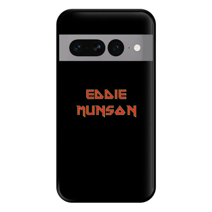 Eddie Munson Text Phone Case for Google Pixel 7 Pro