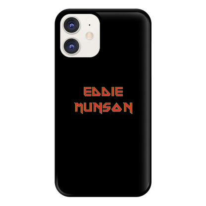 Eddie Munson Text Phone Case for iPhone 11