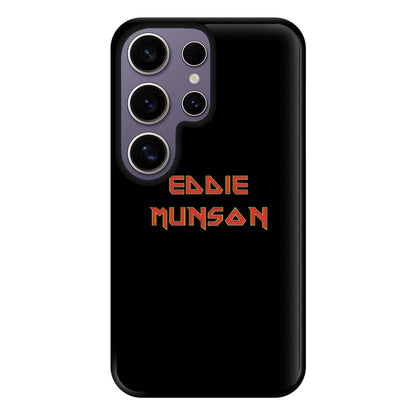 Eddie Munson Text Phone Case for Galaxy S25 Ultra