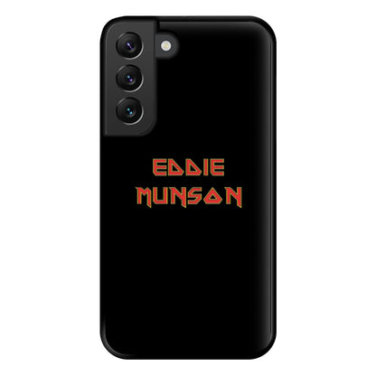 Eddie Munson Text Phone Case for Galaxy S22 Plus