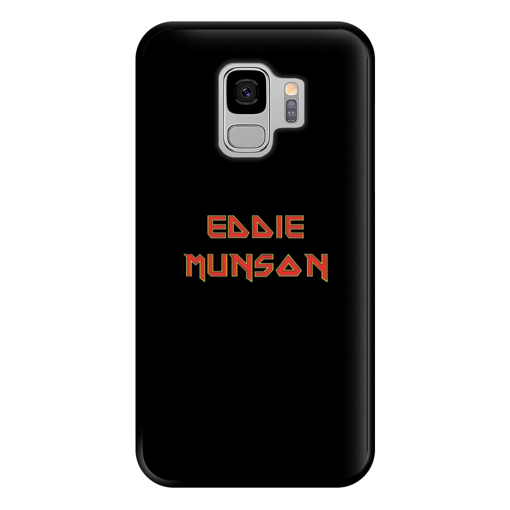 Eddie Munson Text Phone Case for Galaxy S9 Plus