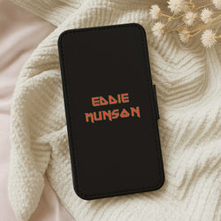 Eddie Munson Text Wallet Phone Case