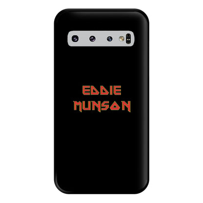 Eddie Munson Text Phone Case for Galaxy S10 Plus