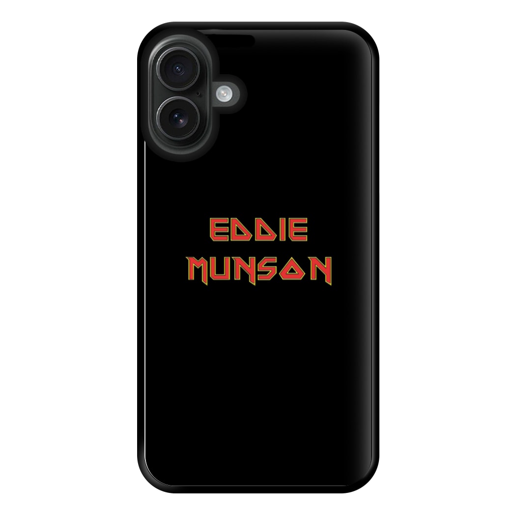 Eddie Munson Text Phone Case for iPhone 16 Plus