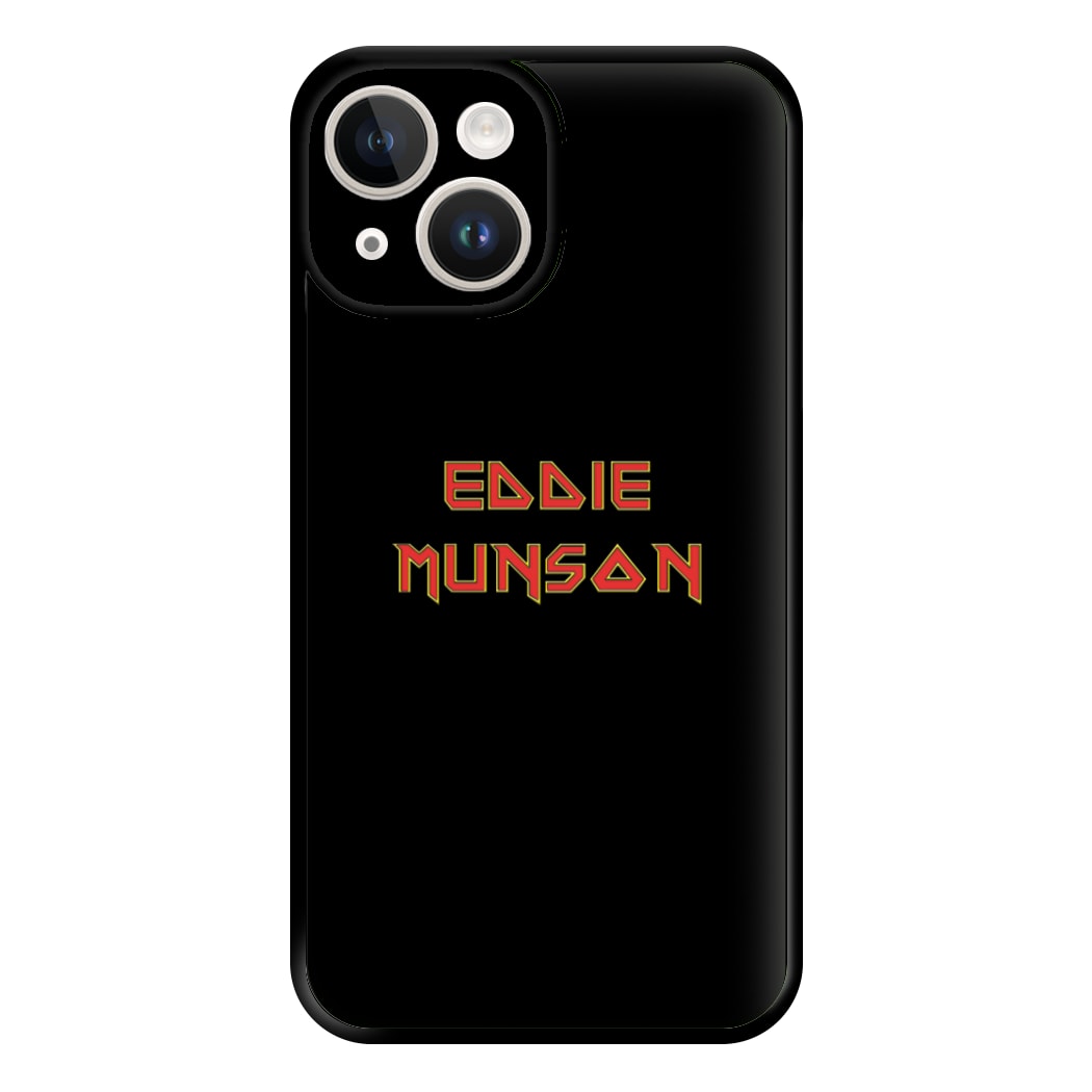 Eddie Munson Text Phone Case for iPhone 14