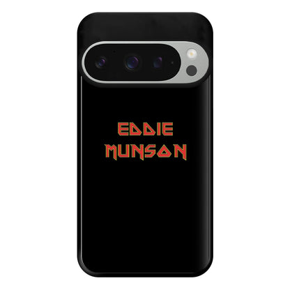 Eddie Munson Text Phone Case for Google Pixel 9 Pro XL