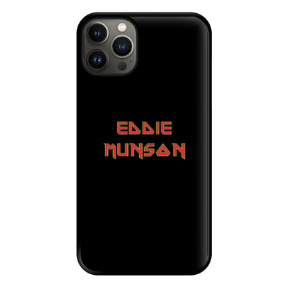 Eddie Munson Text Phone Case for iPhone 13