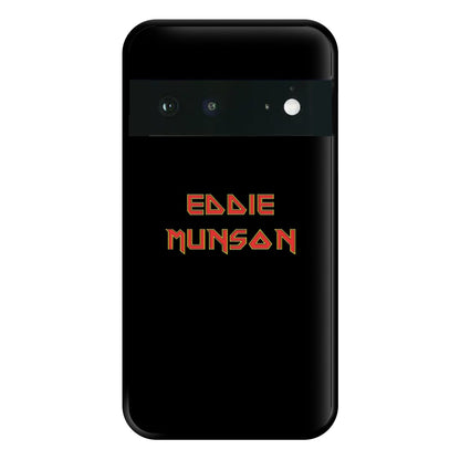 Eddie Munson Text Phone Case for Google Pixel 6a