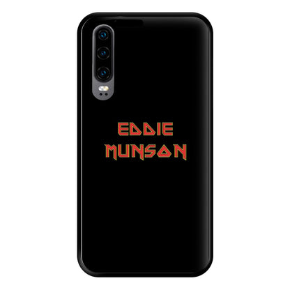 Eddie Munson Text Phone Case for Huawei P30