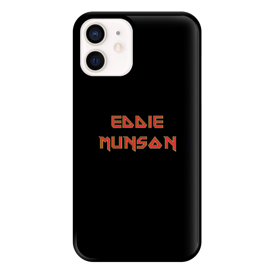 Eddie Munson Text Phone Case for iPhone 12 Mini