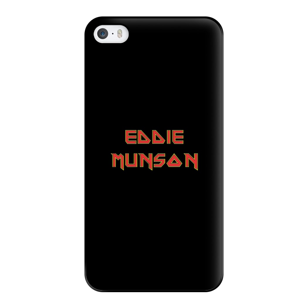 Eddie Munson Text Phone Case for iPhone 5 / 5s / SE 2016