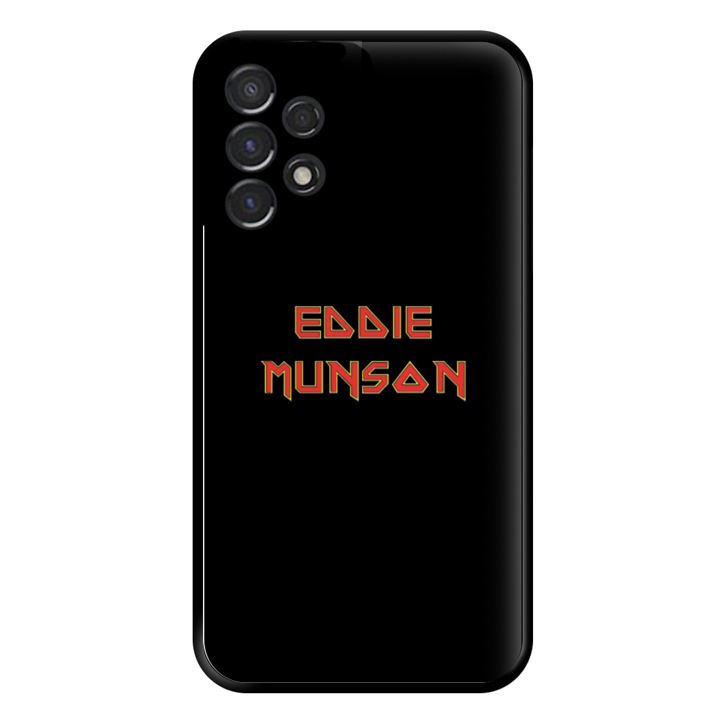 Eddie Munson Text Phone Case for Galaxy A53