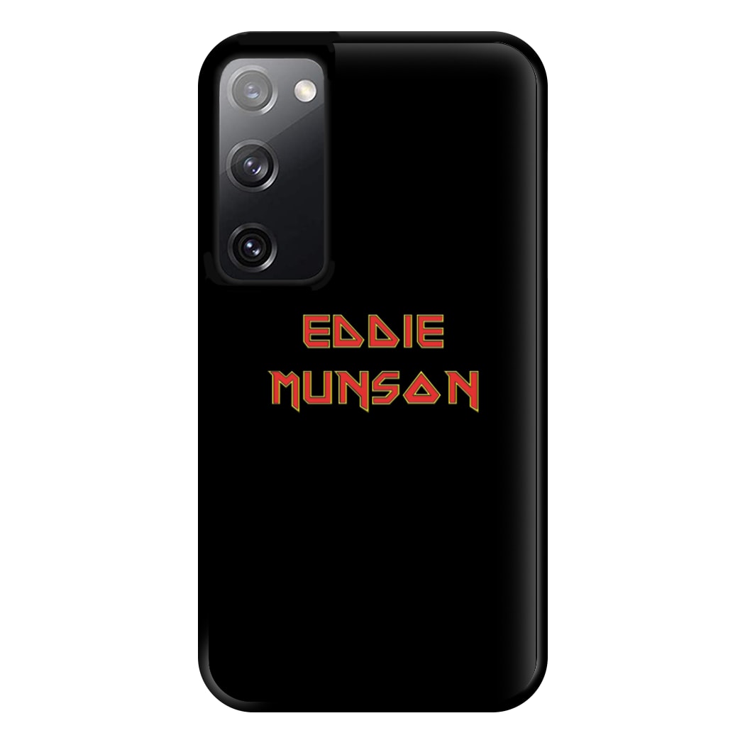 Eddie Munson Text Phone Case for Galaxy S20