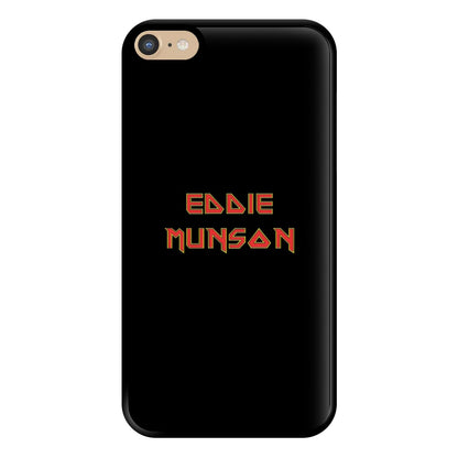 Eddie Munson Text Phone Case for iPhone 6 Plus / 7 Plus / 8 Plus