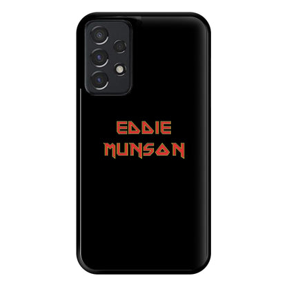 Eddie Munson Text Phone Case for Galaxy A52 / A52s