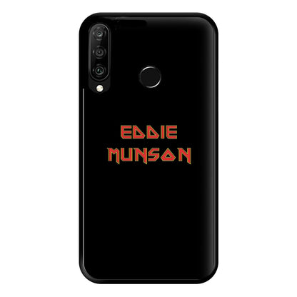 Eddie Munson Text Phone Case for Huawei P30 Lite