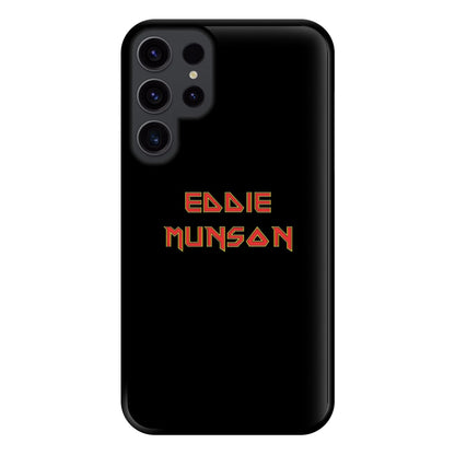 Eddie Munson Text Phone Case for Galaxy S23 Ultra