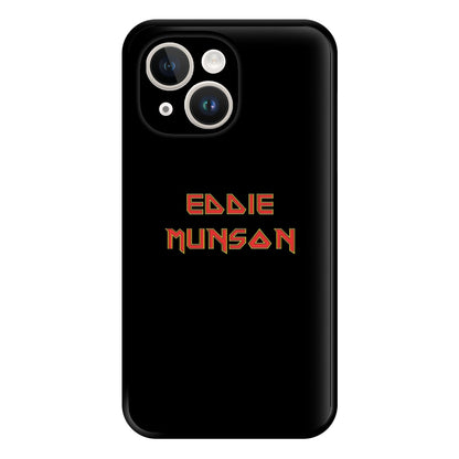 Eddie Munson Text Phone Case for iPhone 14 Plus