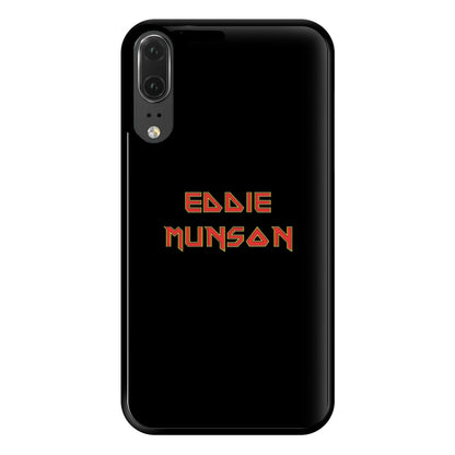 Eddie Munson Text Phone Case for Huawei P20