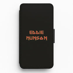 Eddie Munson Text Flip / Wallet Phone Case